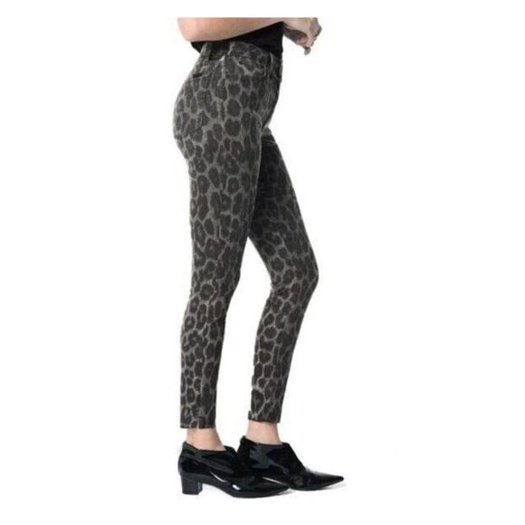 Joe's Jeans Flawless The Charlie High Rise Skinny Ankle Jeans, Grey Leopard, 25 - Picture 3 of 16